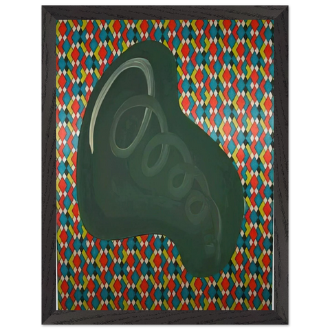 NIERENFORM 1969 by Sigmar Polke — Framed art print at Zephyeer