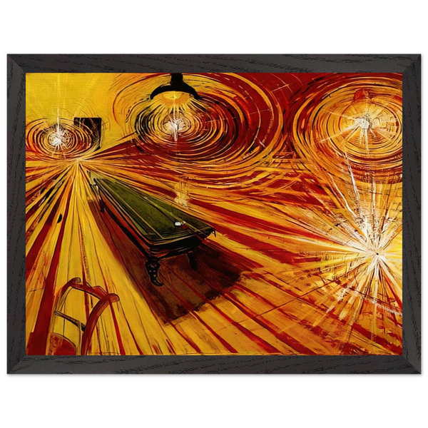 Night Cafe - 1972 by Brett Whiteley — Framed art print at Zephyeer