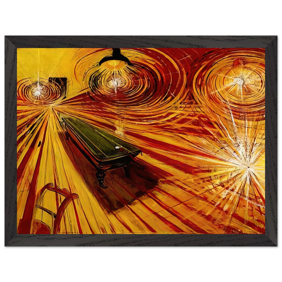 Night Cafe - 1972 by Brett Whiteley — Framed art print at Zephyeer