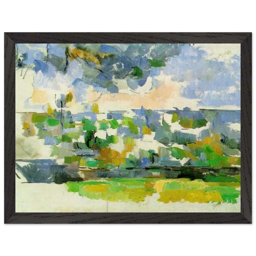 The Garden at Les Lauves by Paul Cézanne — Framed art print at Zephyeer