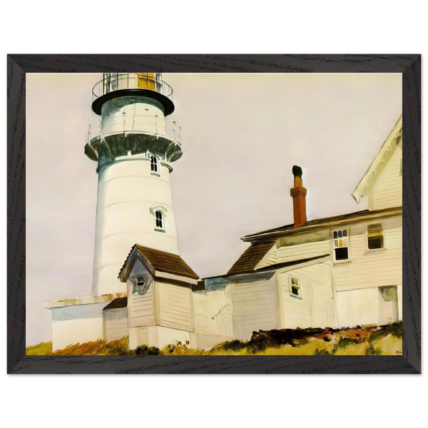 Light at Two lights by Edward Hopper — Framed art print at Zephyeer