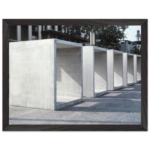 Untitled for Leo Castelli - 1977 by Donald Judd — Framed art print at Zephyeer
