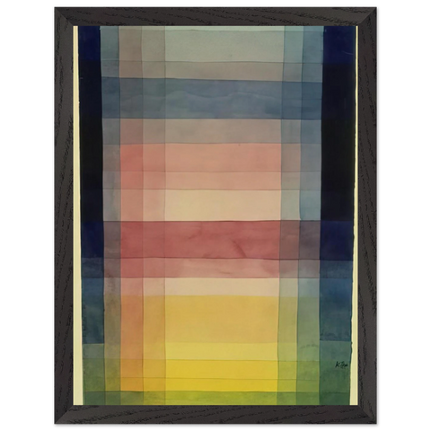 ARCHITECTURE OF THE PLAIN 1923 by Paul Klee — Framed art print at Zephyeer