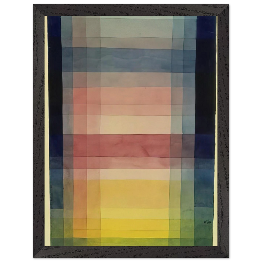 ARCHITECTURE OF THE PLAIN 1923 by Paul Klee — Framed art print at Zephyeer