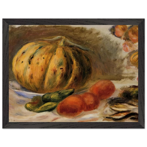 Melon and Tomatos by Pierre-Auguste Renoir — Framed art print at Zephyeer