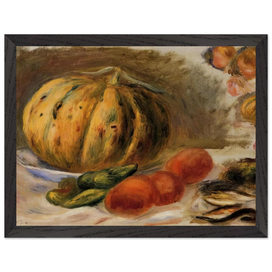 Melon and Tomatos by Pierre-Auguste Renoir — Framed art print at Zephyeer