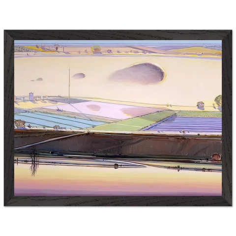River Cloud - 2002 by Wayne Thiebaud — Framed art print at Zephyeer