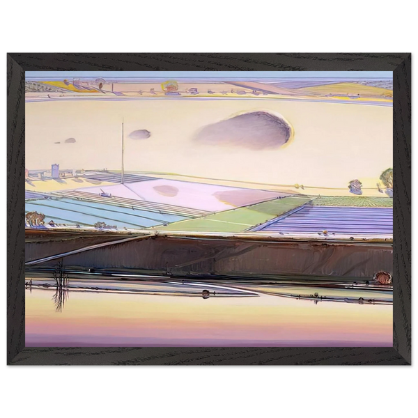 River Cloud - 2002 by Wayne Thiebaud — Framed art print at Zephyeer