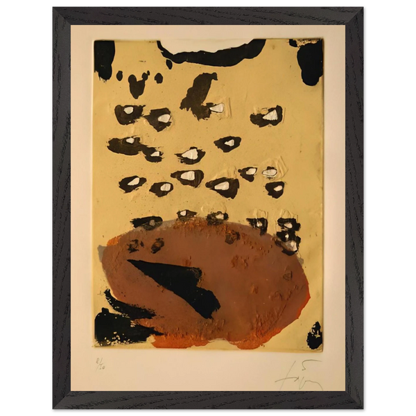 REPLIQUER II 1981 by Antoni Tapies — Framed art print at Zephyeer
