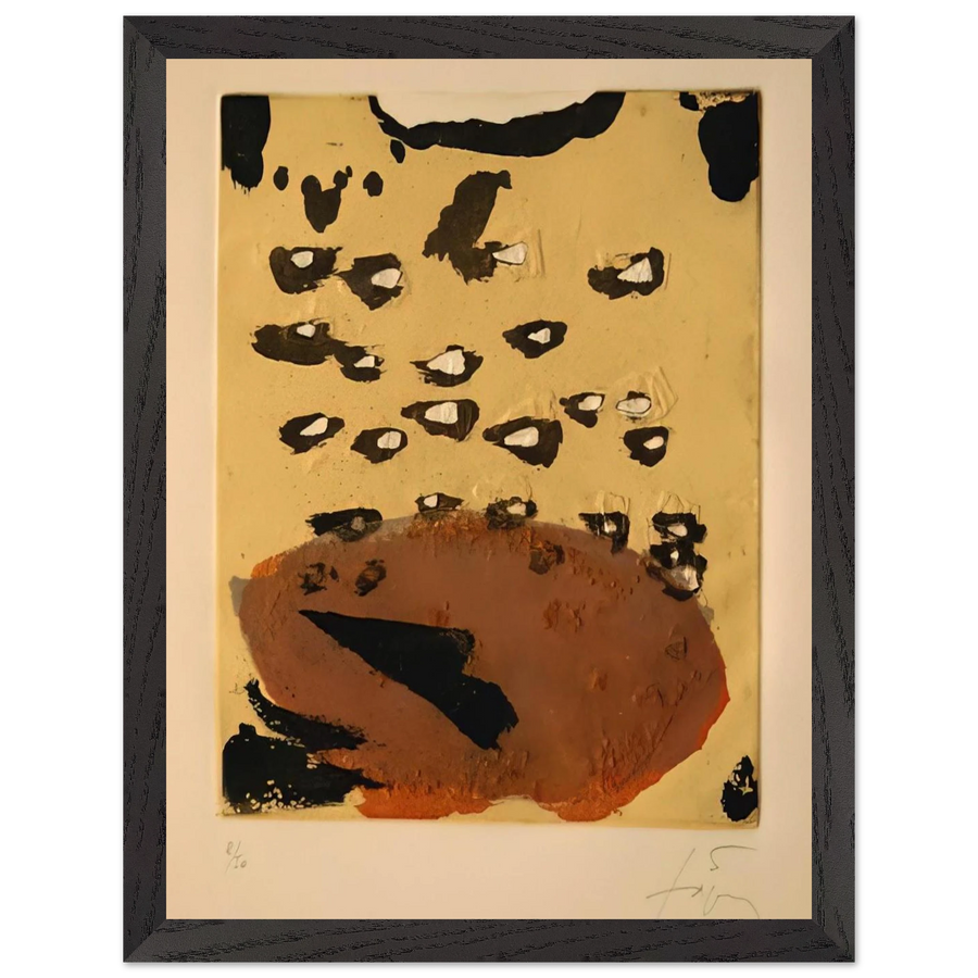 REPLIQUER II 1981 by Antoni Tapies — Framed art print at Zephyeer