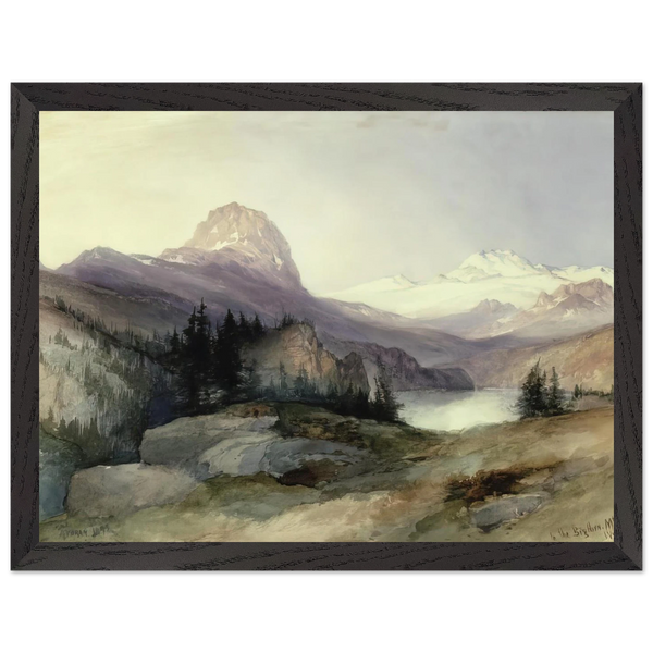 In the Bighorn Mountains by Thomas Moran — Framed art print at Zephyeer
