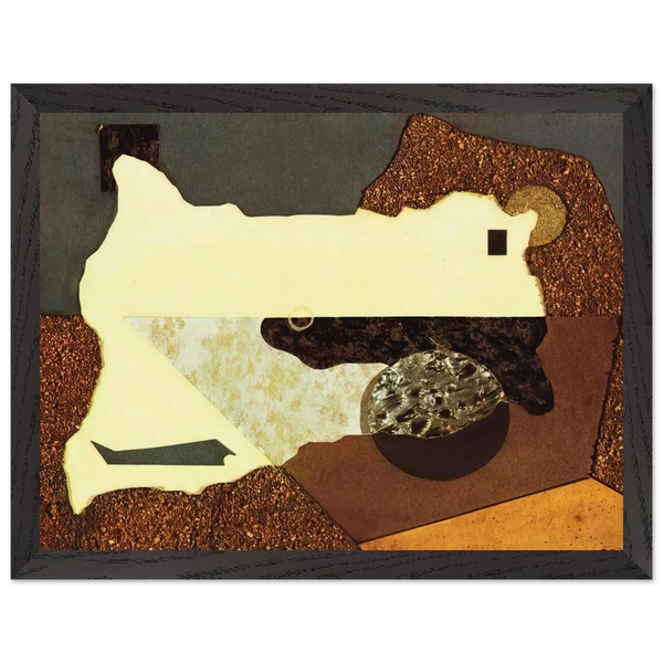 INTERVISTA CON LA MATERIA 1930 by Enrico Prampolini — Framed art print at Zephyeer