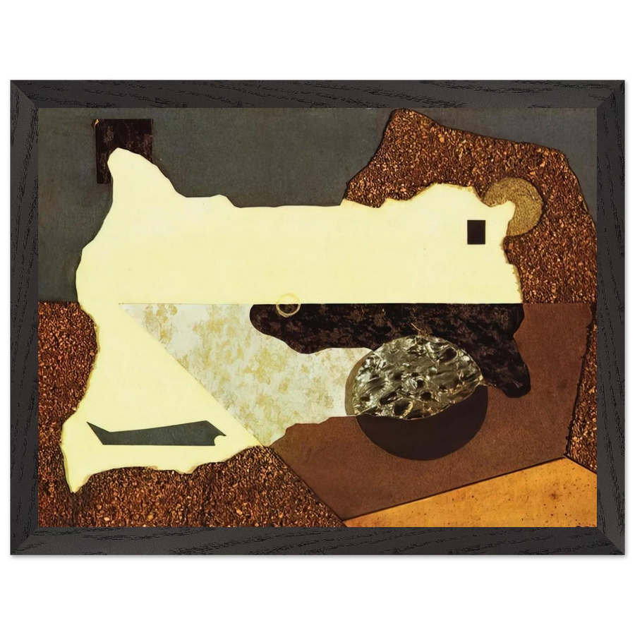 INTERVISTA CON LA MATERIA 1930 by Enrico Prampolini — Framed art print at Zephyeer