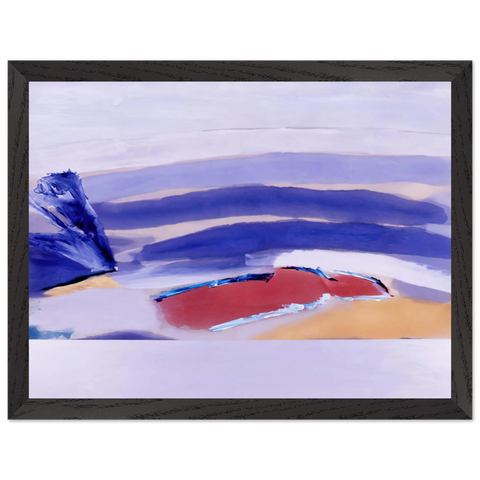 The Spaniard For Picasso - 1980 by Ronnie Landfield — Framed art print at Zephyeer