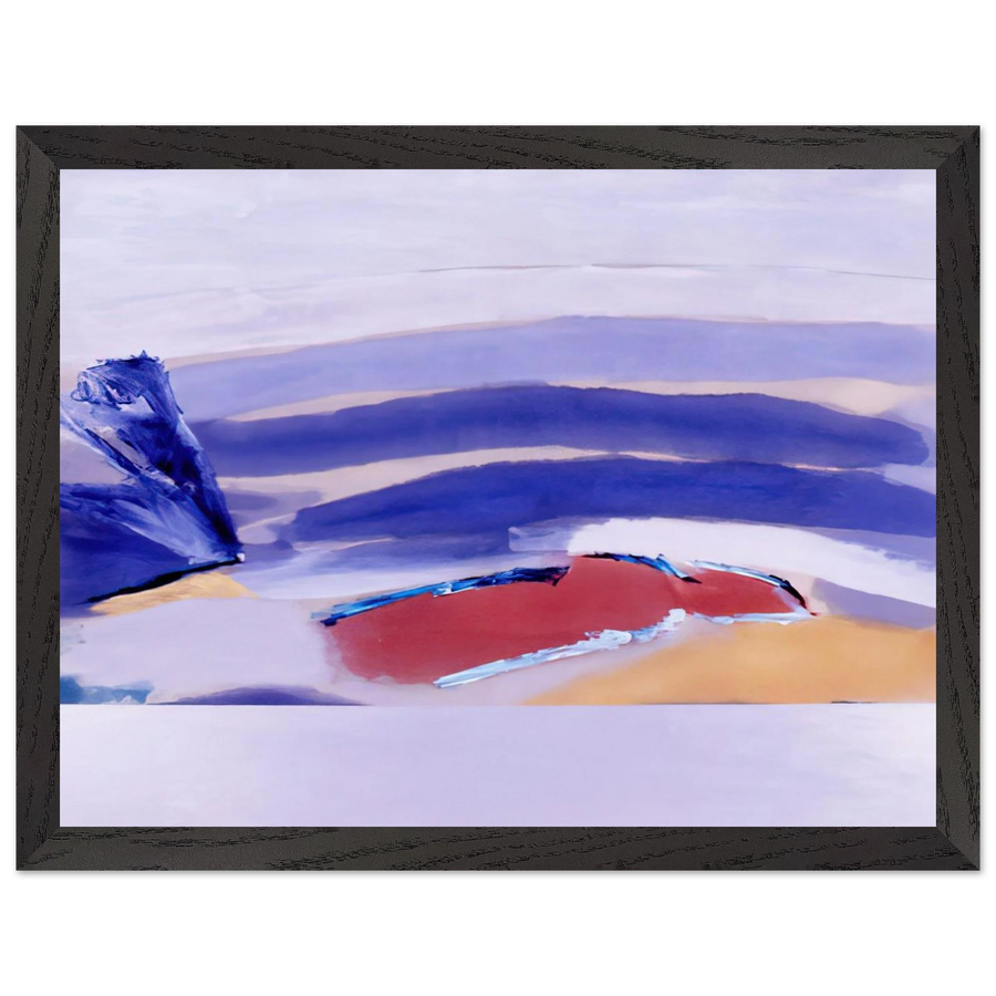 The Spaniard For Picasso - 1980 by Ronnie Landfield — Framed art print at Zephyeer