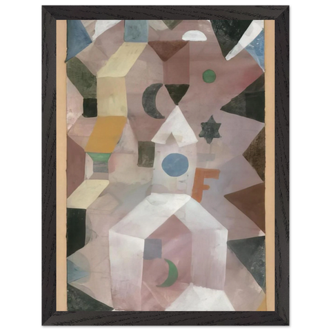 THE CHAPEL 1917 by Paul Klee — Framed art print at Zephyeer
