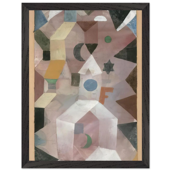 THE CHAPEL 1917 by Paul Klee — Framed art print at Zephyeer