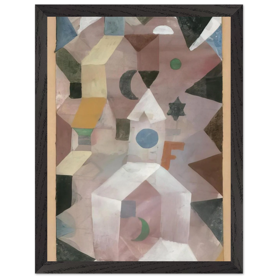 THE CHAPEL 1917 by Paul Klee — Framed art print at Zephyeer