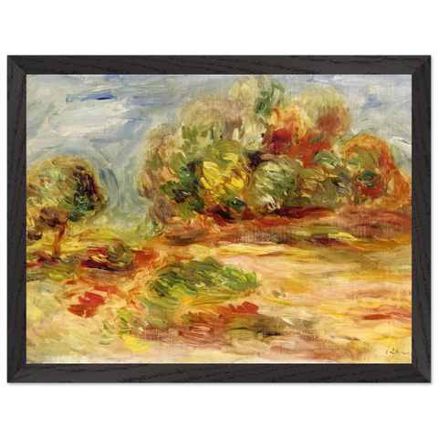 Cagnes Landscape by Pierre-Auguste Renoir — Framed art print at Zephyeer