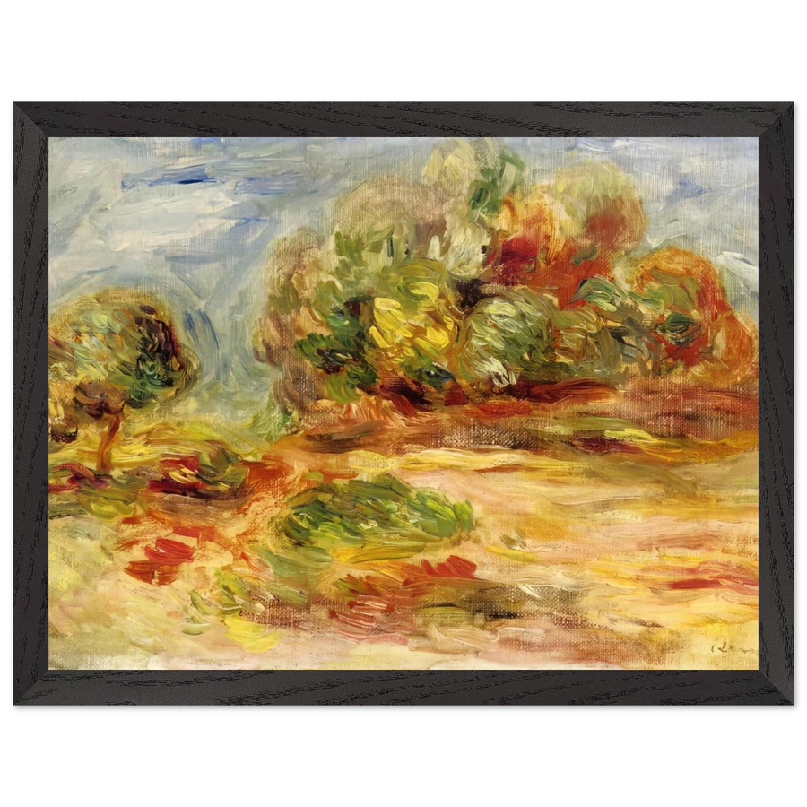 Cagnes Landscape by Pierre-Auguste Renoir — Framed art print at Zephyeer