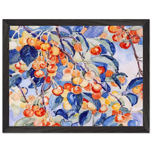 CHERRIES by Theo van Rysselberghe — Framed art print at Zephyeer