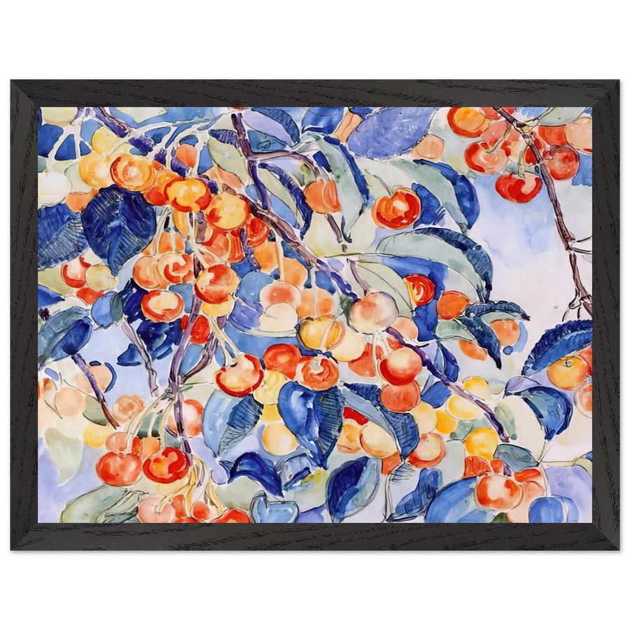CHERRIES by Theo van Rysselberghe — Framed art print at Zephyeer