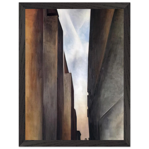 Street of New York II by Georgia O'Keeffe — Framed art print at Zephyeer