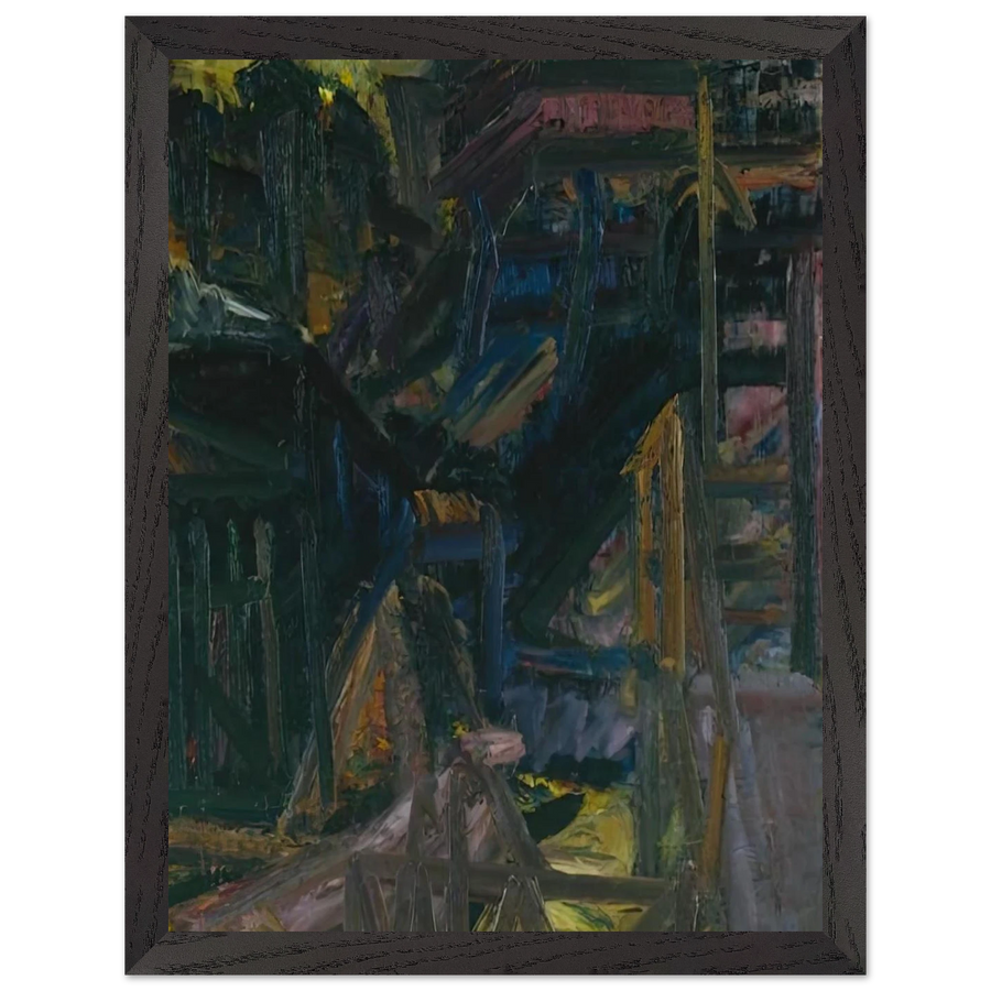 TO THE STUDIOS 1980 by Frank Auerbach — Framed art print at Zephyeer