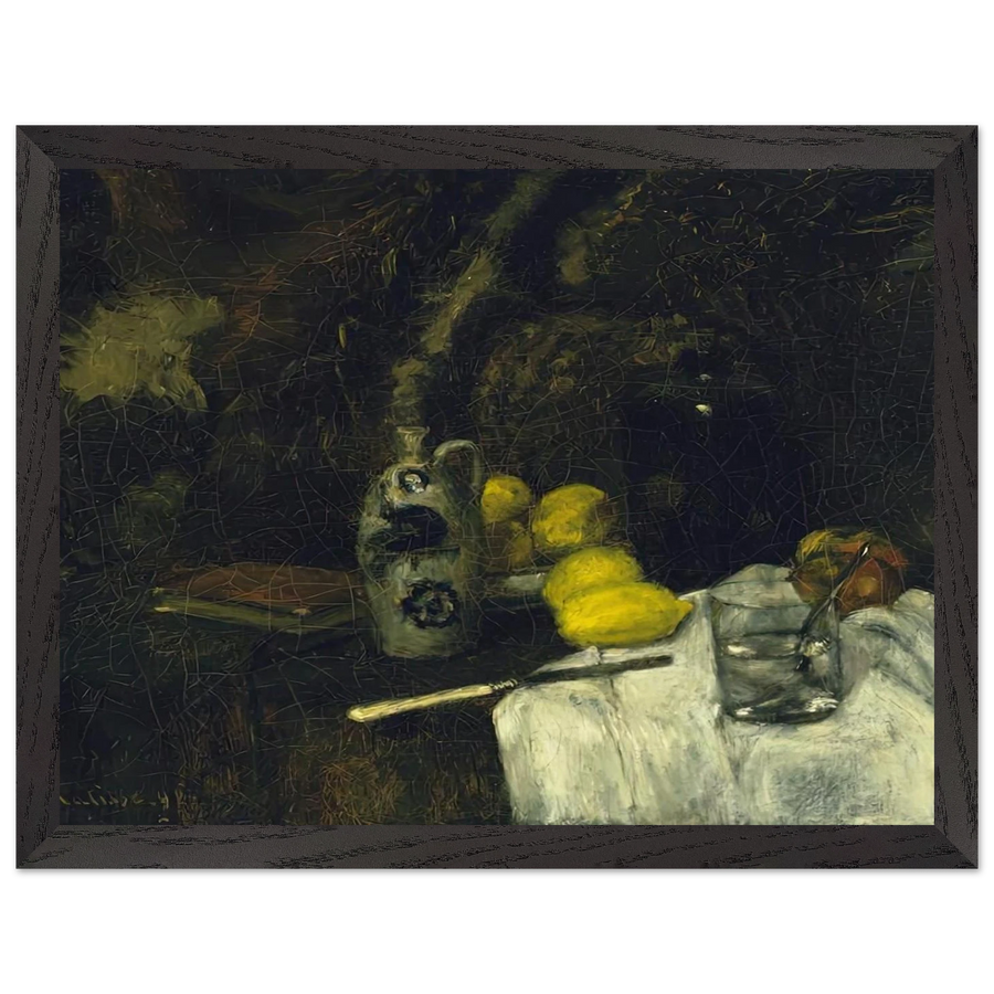 LEMONS AND BOTTLE OF DUTCH GIN 1896 by Henri Matisse — Framed art print at Zephyeer