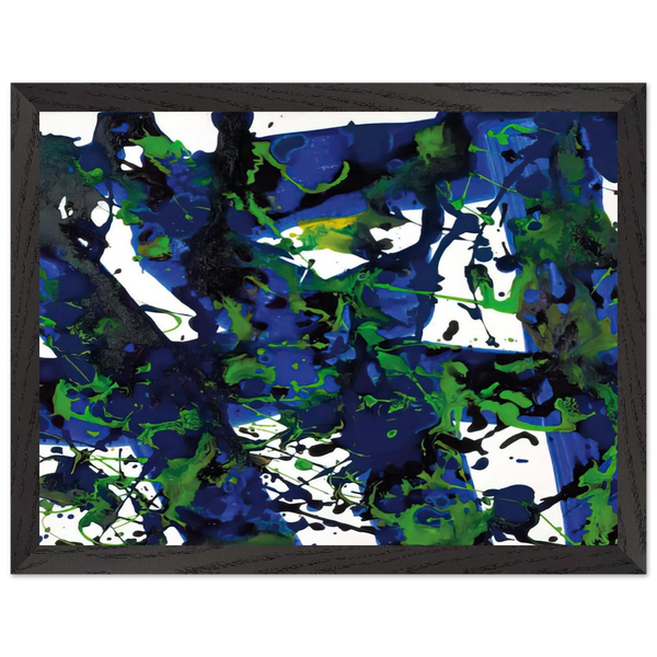 Untitled  SFP94-17  SF94-032 by Sam Francis — Framed art print at Zephyeer