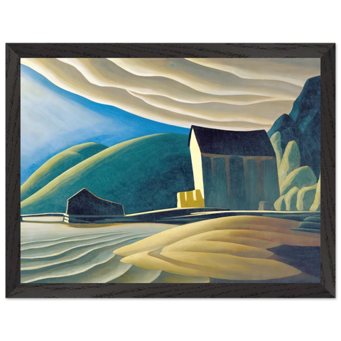 Ice House, Coldwell, Lake Superior - 1923 by Lawren Harris — Framed art print at Zephyeer