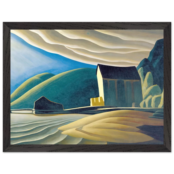 Ice House, Coldwell, Lake Superior - 1923 by Lawren Harris — Framed art print at Zephyeer