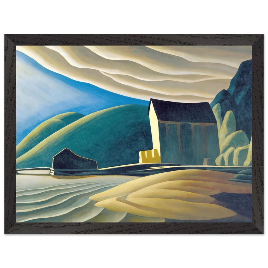Ice House, Coldwell, Lake Superior - 1923 by Lawren Harris — Framed art print at Zephyeer