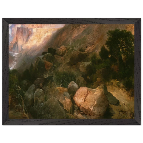 Golden Gate Yellowstone National Park by Thomas Moran — Framed art print at Zephyeer