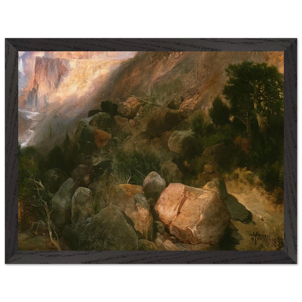 Golden Gate Yellowstone National Park by Thomas Moran — Framed art print at Zephyeer