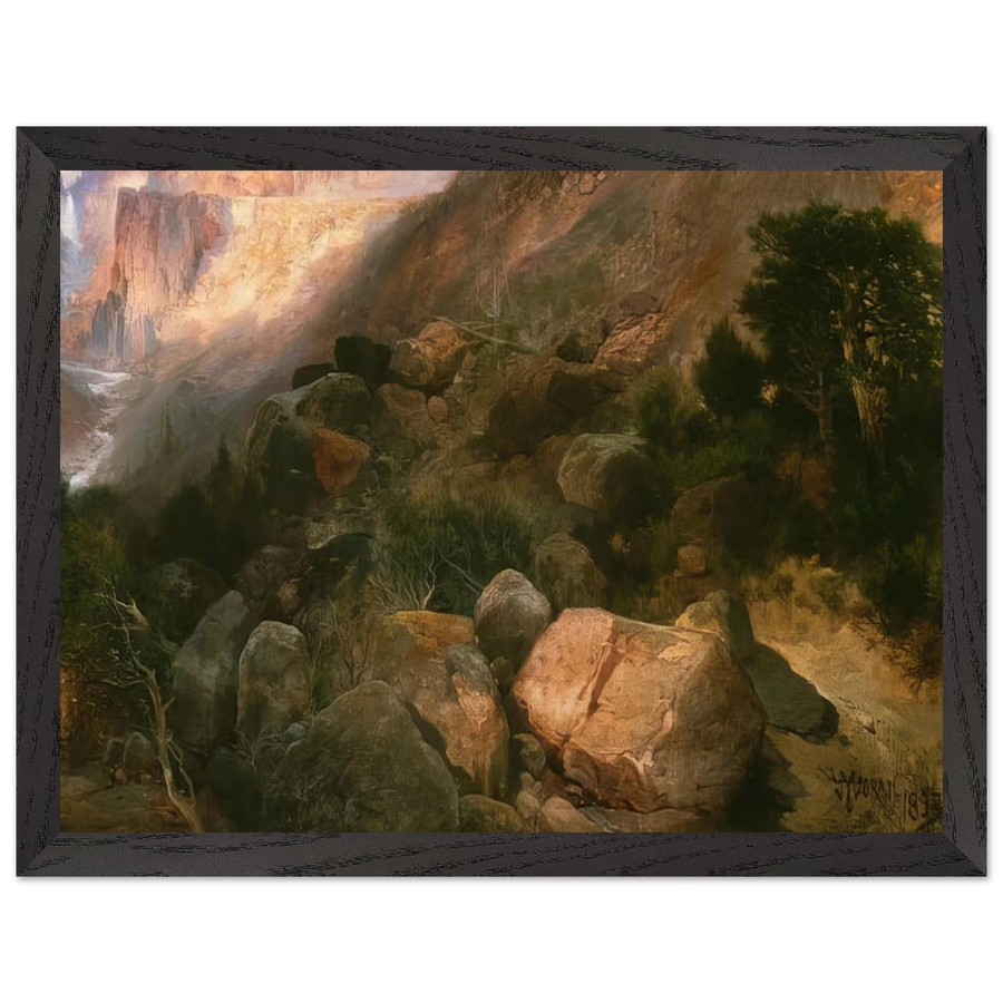 Golden Gate Yellowstone National Park by Thomas Moran — Framed art print at Zephyeer