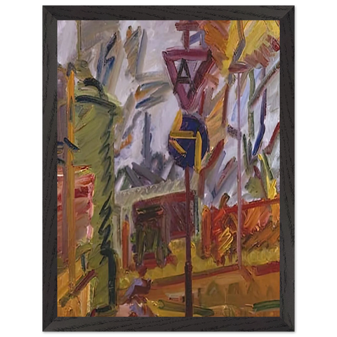 PARK VILLAGE by Frank Auerbach — Framed art print at Zephyeer