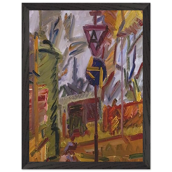 PARK VILLAGE by Frank Auerbach — Framed art print at Zephyeer