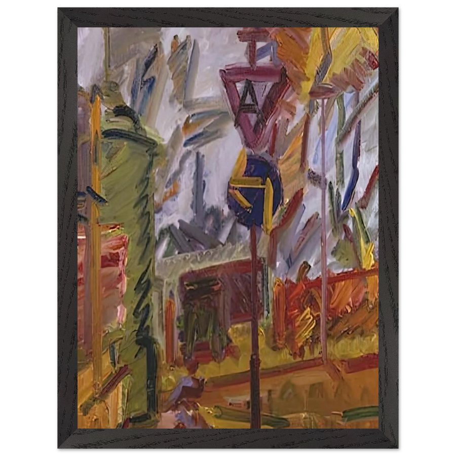 PARK VILLAGE by Frank Auerbach — Framed art print at Zephyeer
