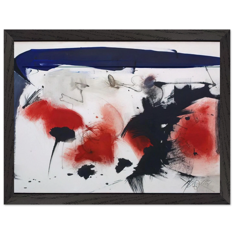 Untitled #10 - 1986 by Hassel Smith — Framed art print at Zephyeer