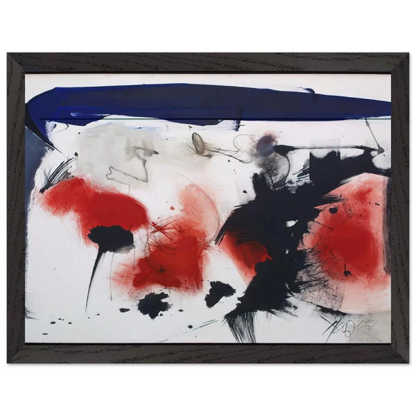 Untitled #10 - 1986 by Hassel Smith — Framed art print at Zephyeer