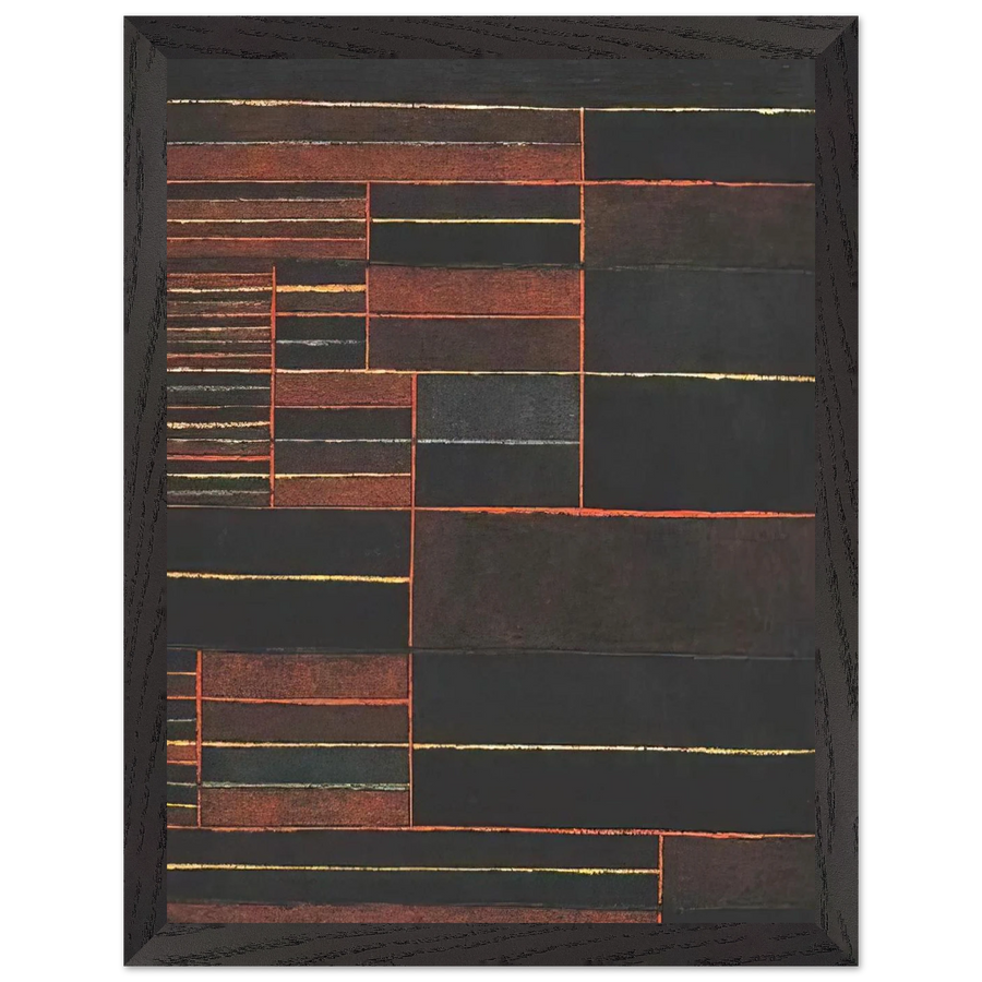 IN THE CURRENT SIX THRESHOLDS 1929 by Paul Klee — Framed art print at Zephyeer