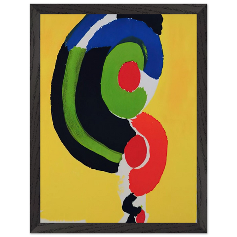COMPOSITION FOR XXE SIECLE by Sonia Delaunay — Framed art print at Zephyeer