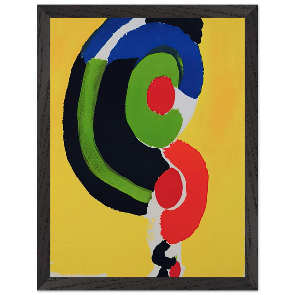 COMPOSITION FOR XXE SIECLE by Sonia Delaunay — Framed art print at Zephyeer