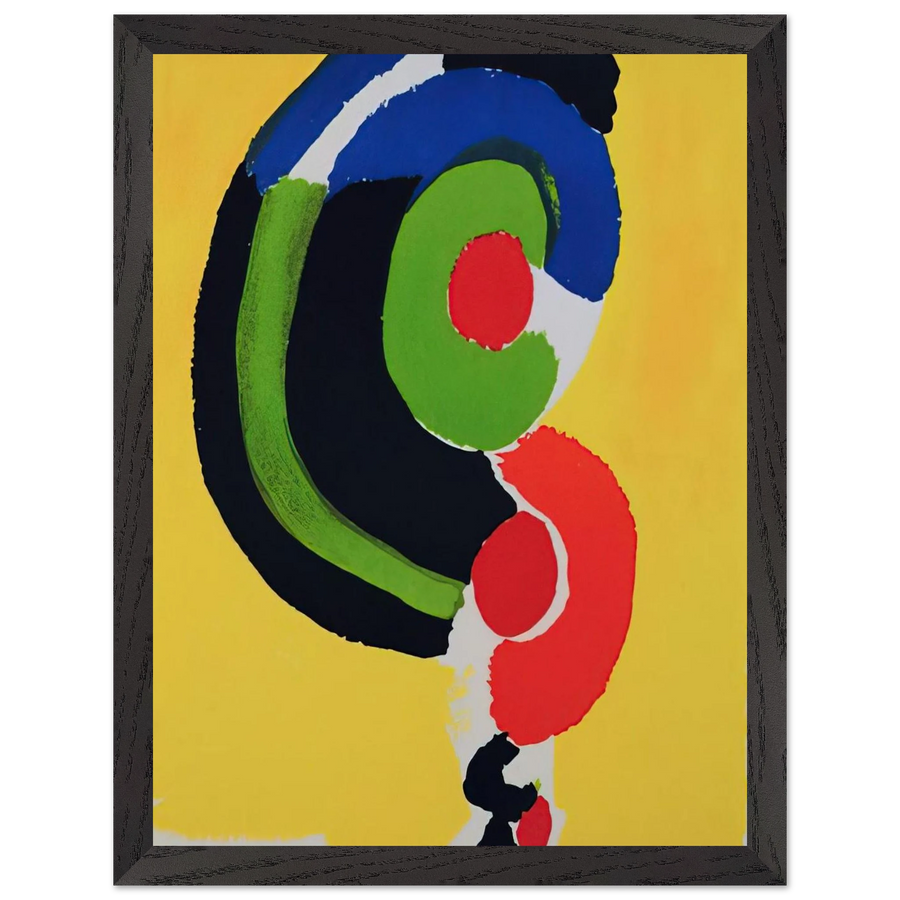 COMPOSITION FOR XXE SIECLE by Sonia Delaunay — Framed art print at Zephyeer