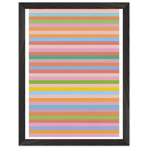 ROSE ROSE LONDON 2012 OLYMPIC GAMES POSTER 2012 by Bridget Riley — Framed art print at Zephyeer