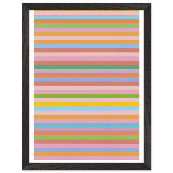 ROSE ROSE LONDON 2012 OLYMPIC GAMES POSTER 2012 by Bridget Riley — Framed art print at Zephyeer