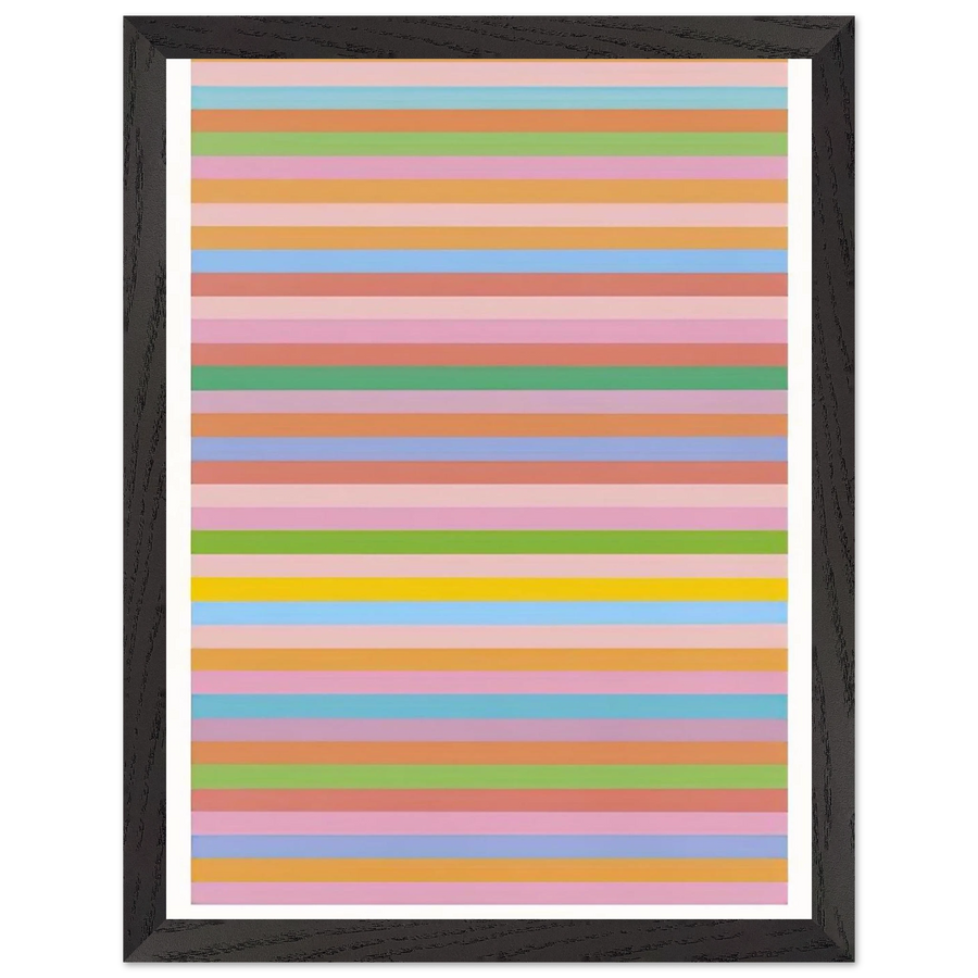 ROSE ROSE LONDON 2012 OLYMPIC GAMES POSTER 2012 by Bridget Riley — Framed art print at Zephyeer