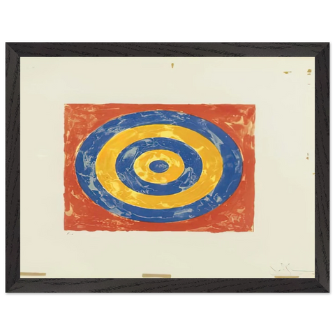 TARGET UNIVERSAL LIMITED ART EDITIONS 35 by Jasper Johns — Framed art print at Zephyeer