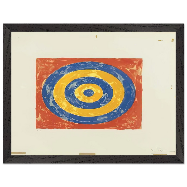 TARGET UNIVERSAL LIMITED ART EDITIONS 35 by Jasper Johns — Framed art print at Zephyeer